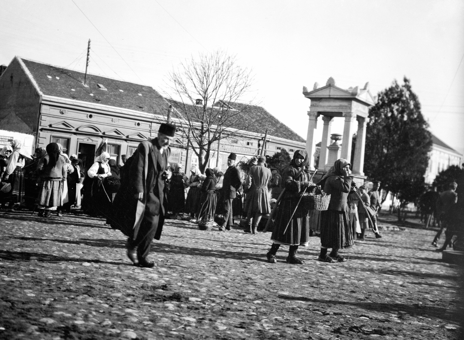 Serbia, Trg Kralja Milana, Cairska cesma., 1915, Németh Tamás, Urai Dezső, First World War, Fortepan #59087