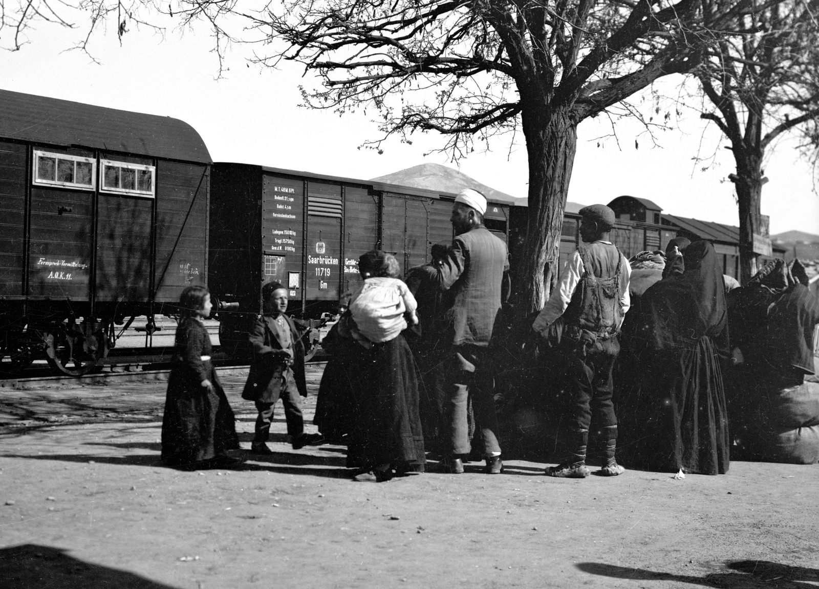 Veles, vasútállomás., 1915, Németh Tamás, Urai Dezső, First World War, Fortepan #59111