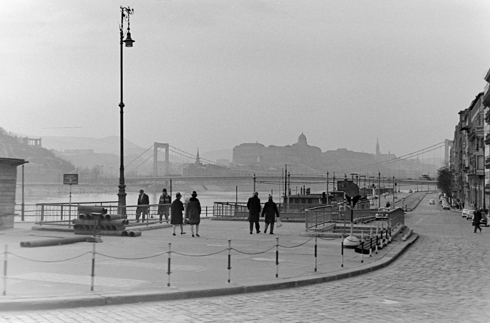 Magyarország, Budapest V., Belgrád rakpart a Fővám (Dimitrov) térről nézve., 1967, Fortepan, látkép, Budapest, Fortepan #5919