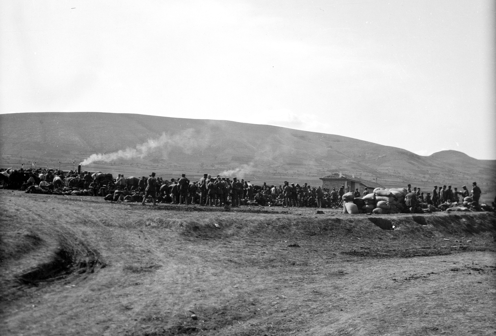 1915, Németh Tamás, Urai Dezső, első világháború, pihenés, pihenőhely, Fortepan #59231