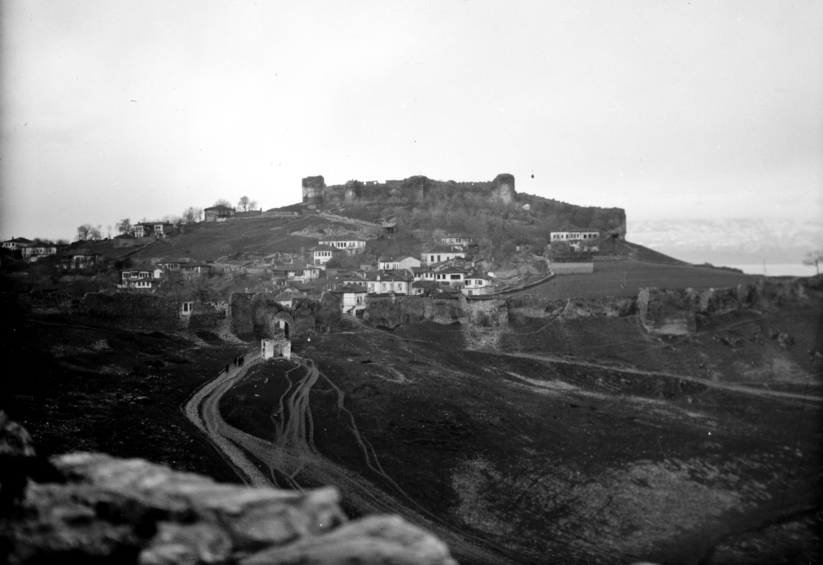 Ohrid, Sámuel-erőd., 1915, Németh Tamás, Urai Dezső, fort, Fortepan #59298