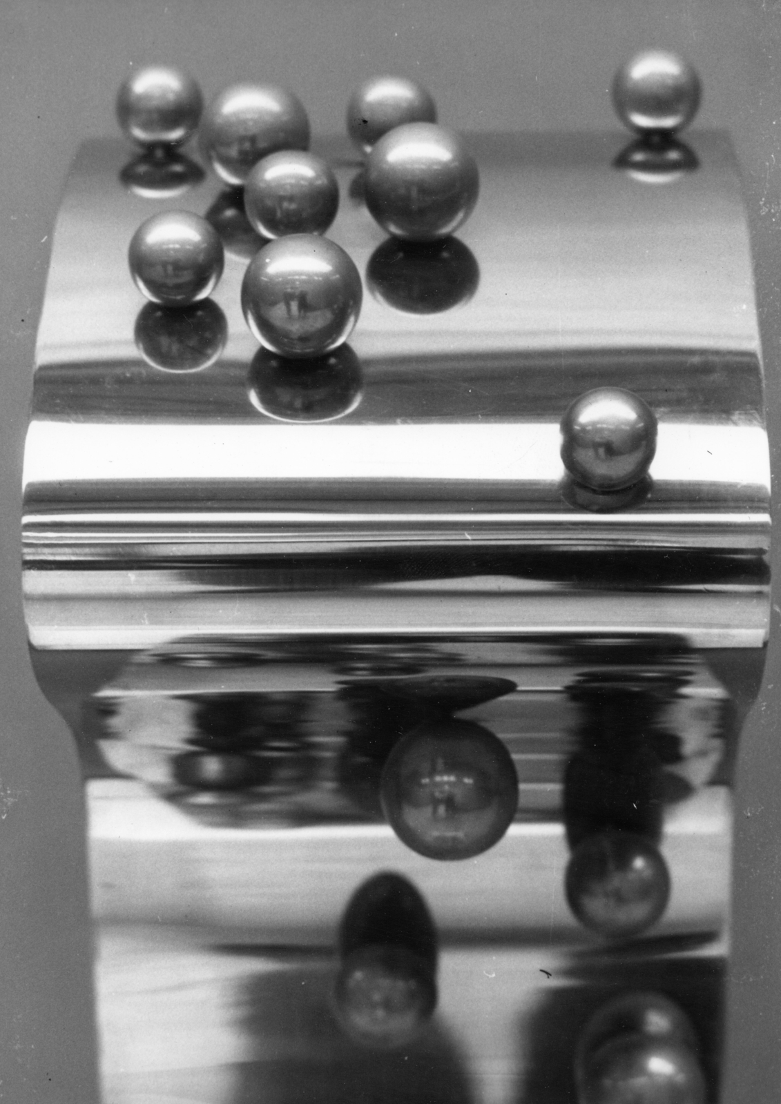 1975, Fortepan, advertising photography, optical art, glass ball, geometry, Fortepan #59570