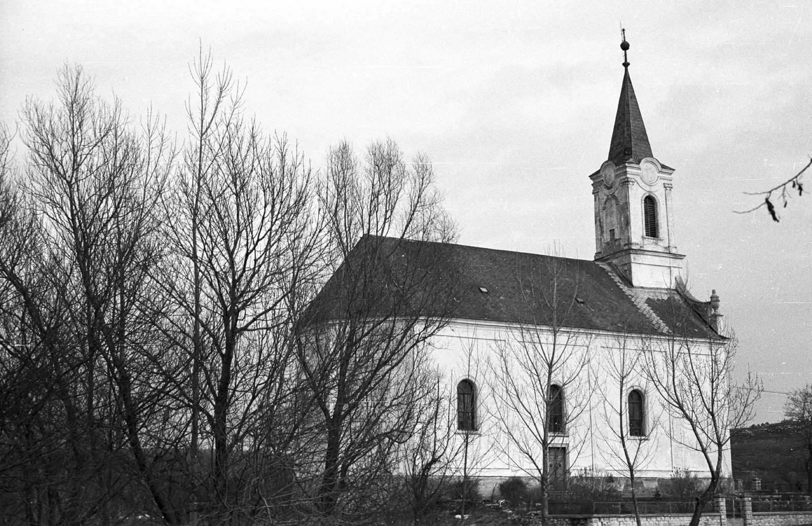 Hungary, Pécsely, református templom., 1968, Tóth Lajos, church, Fortepan #59710