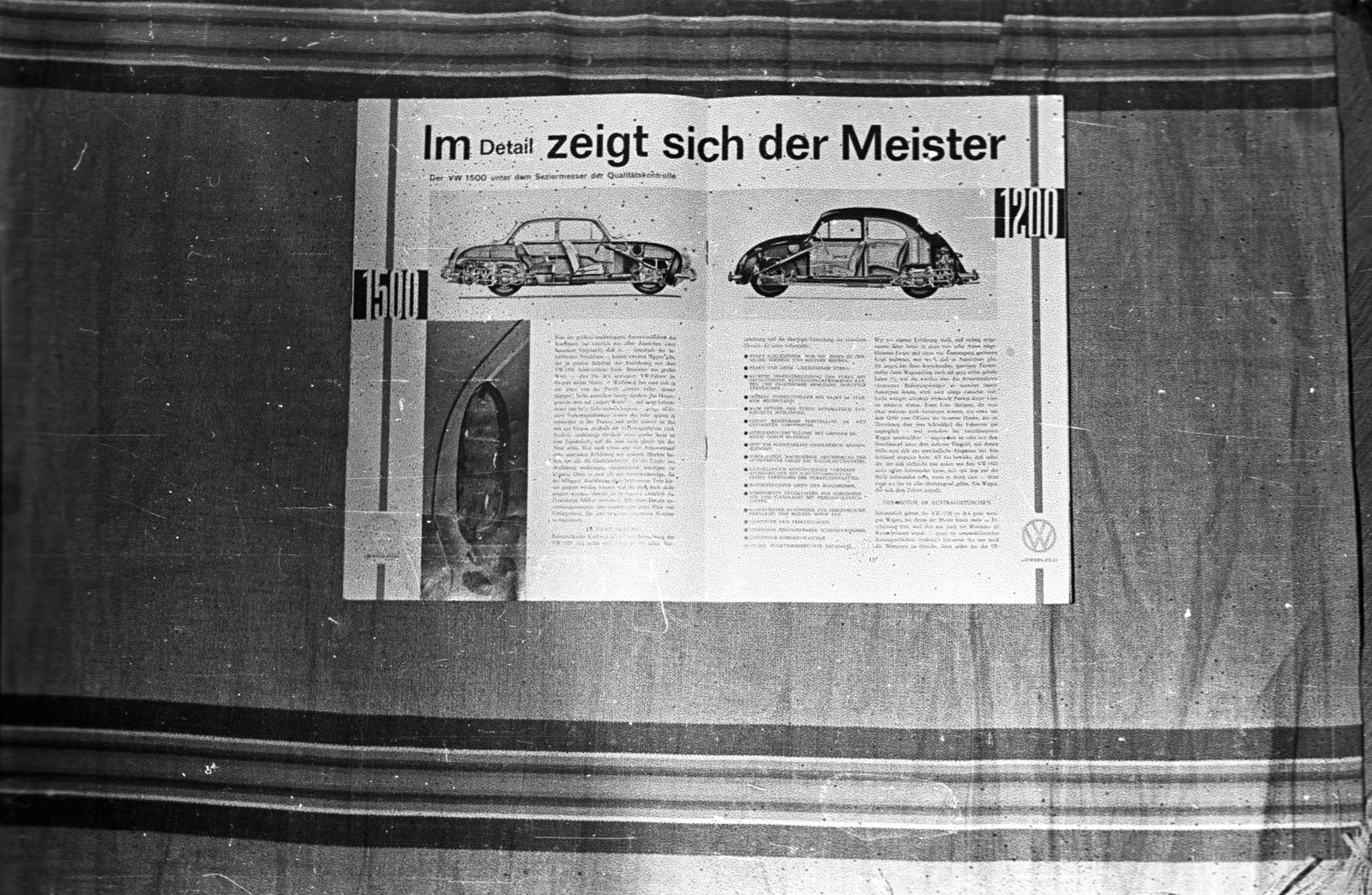 1966, Tóth Lajos, Volkswagen-brand, newspaper, Fortepan #59759