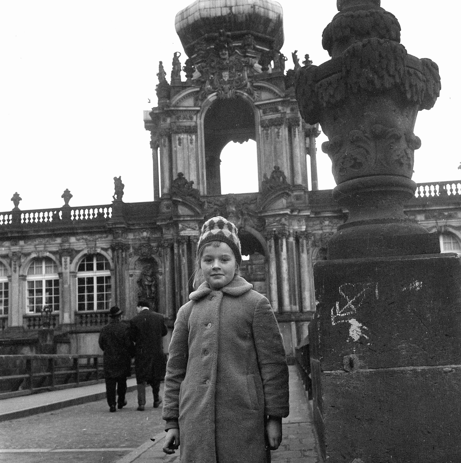 Germany, Dresden, Zwinger., 1965, Nagy Gyula, GDR, Baroque-style, palace, Matthäus Daniel Pöppelmann-design, Fortepan #59862