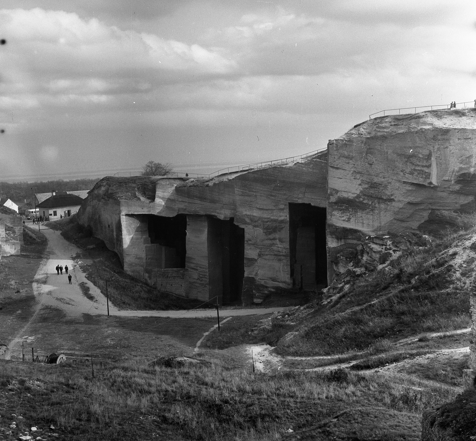 Hungary, Fertőrákos, Kőfejtő., 1969, Nagy Gyula, stone mine, Fortepan #60067