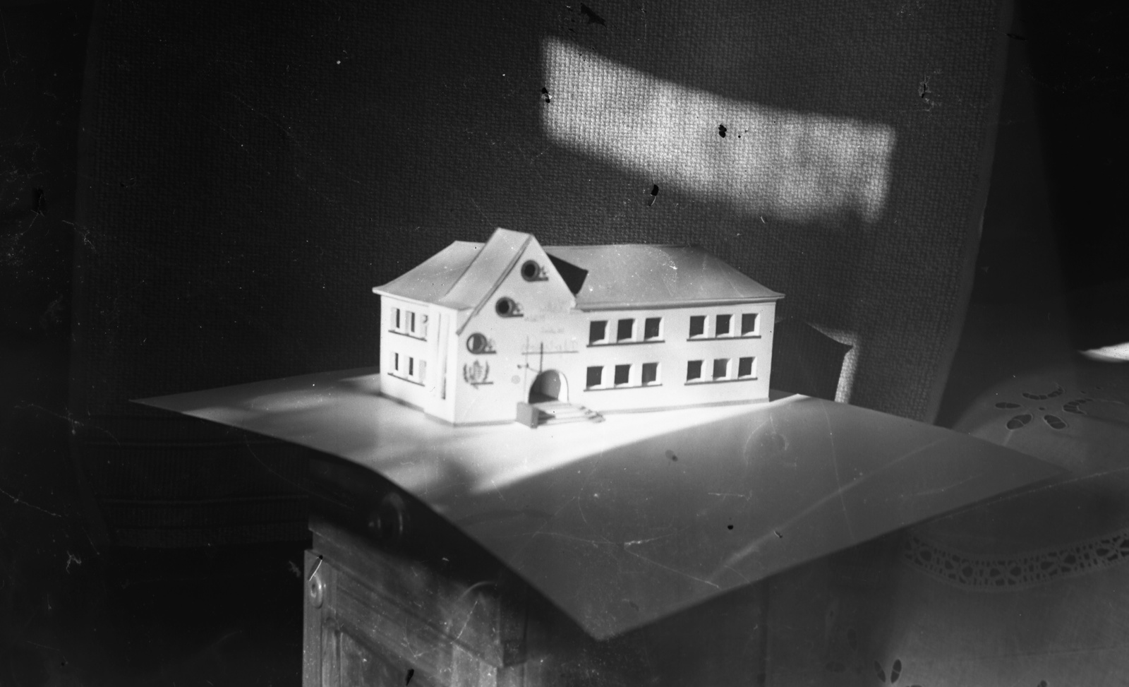 1942, Zsanda Zsolt, architecture, model, Fortepan #60381