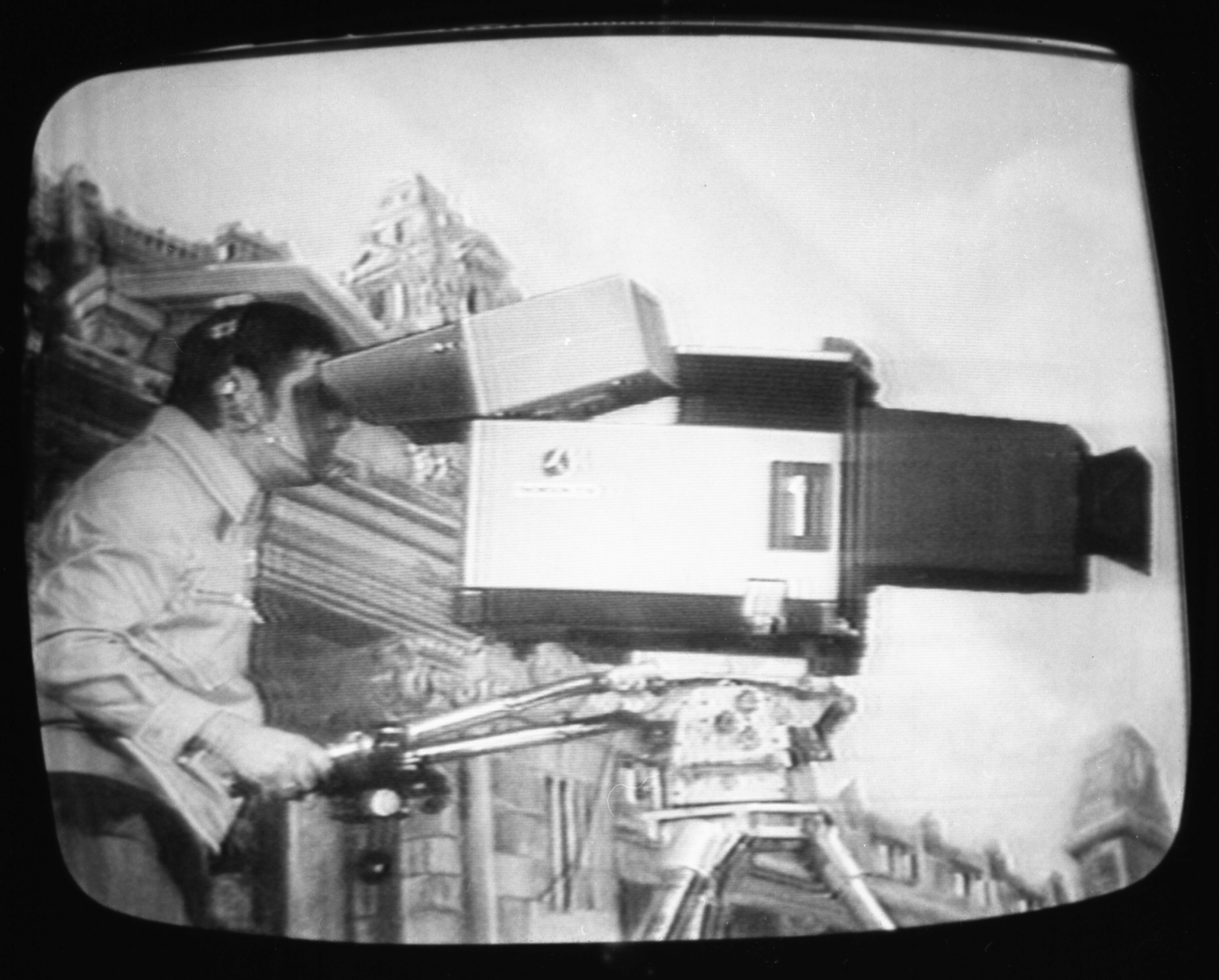 1976, Krantz Károly, television camera, Fortepan #60728