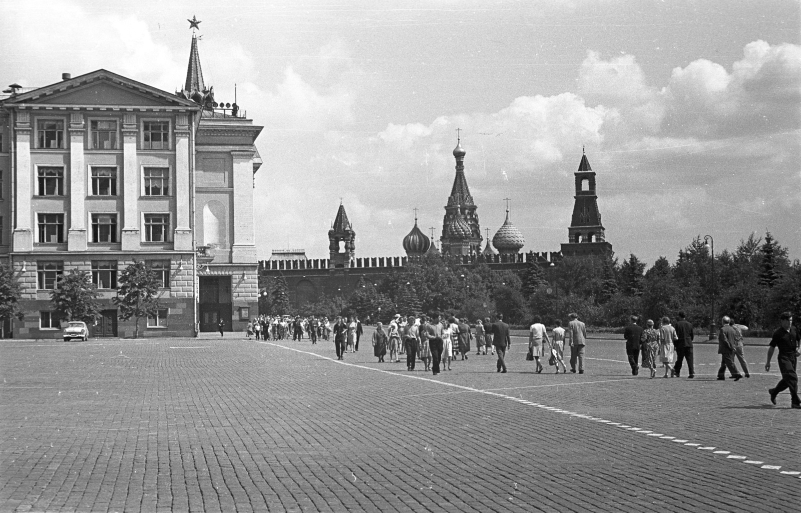 Russia, Moscow, Kreml., 1962, Lencse Zoltán, Soviet Union, onion dome, crosswalk, Fortepan #60882