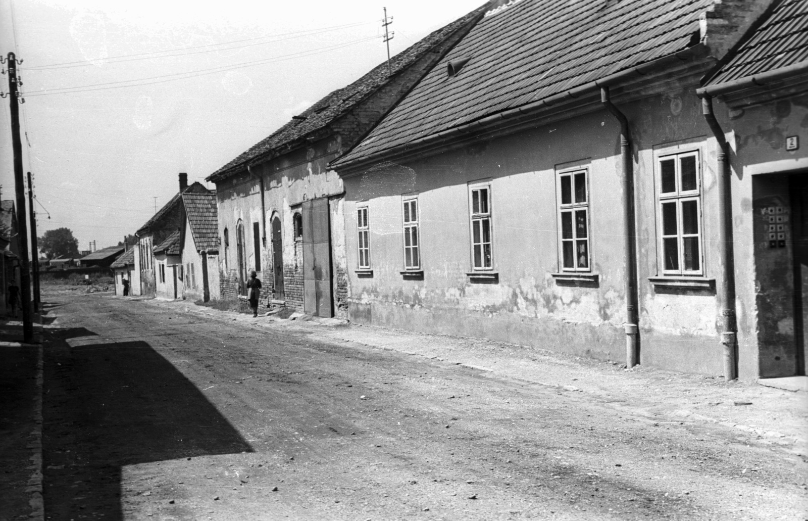 Magyarország, Győr, Közép utca az Újlak utca felől., 1966, Lencse Zoltán, Fortepan #61053