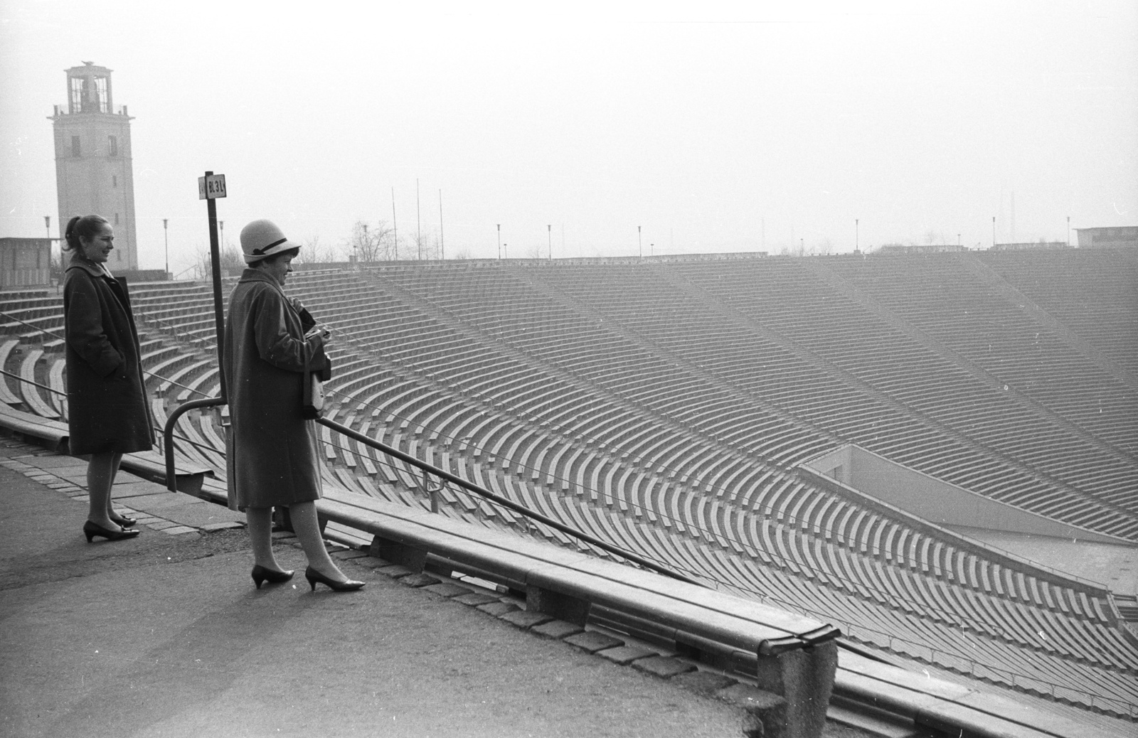 Németország, Lipcse, Zentralstadion., 1971, Lencse Zoltán, NDK, stadion, Fortepan #61085