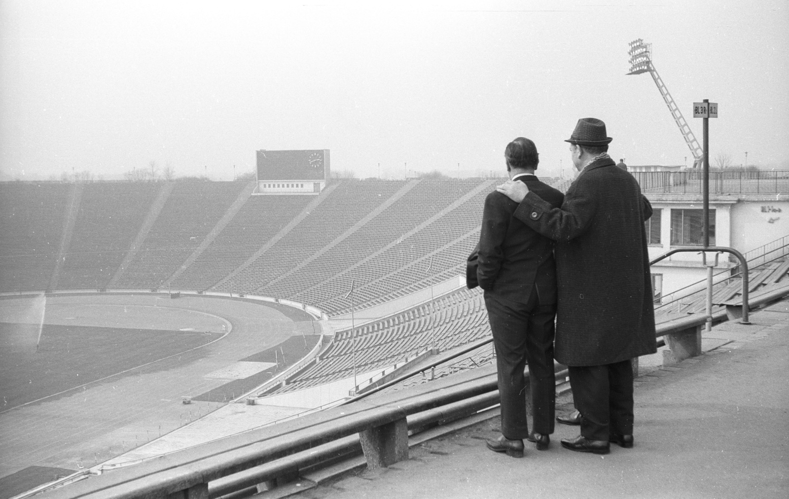 Germany, Leipzig, Zentralstadion., 1971, Lencse Zoltán, GDR, stadium, Fortepan #61086