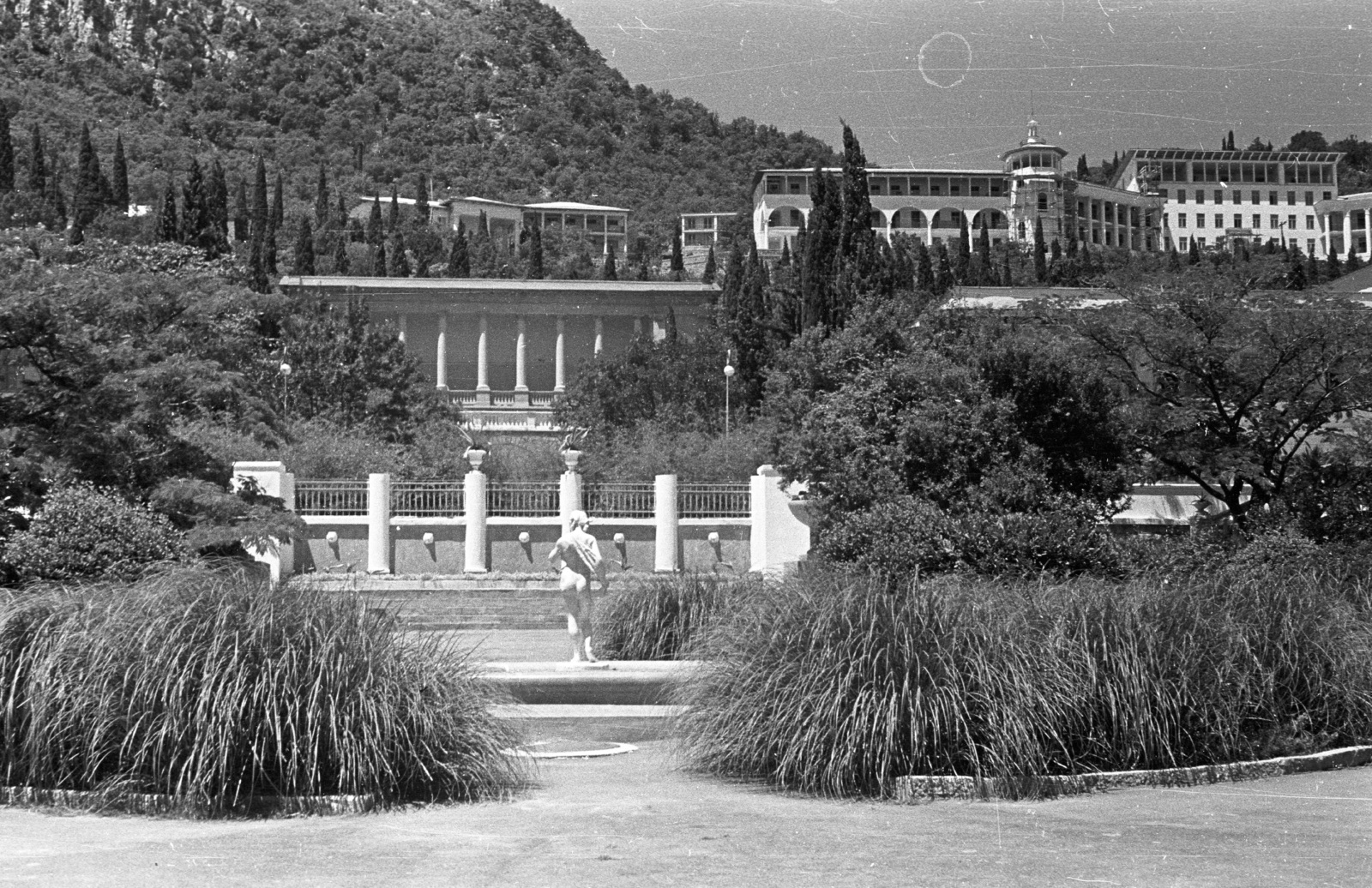 Ukraine,Crimean Peninsula, Kurpati, Gornij szanatórium., 1962, Lencse Zoltán, Soviet Union, resort, Fortepan #61210