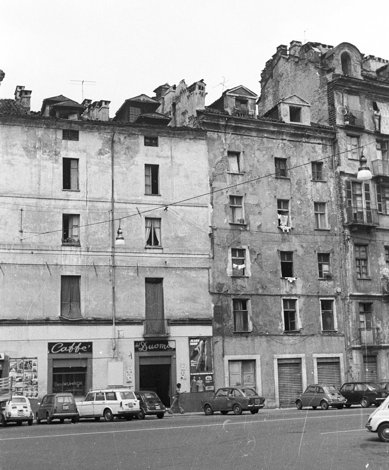 Italy, Turin, Via Porta Palatina., 1973, Lencse Zoltán, skylight, Fortepan #61401
