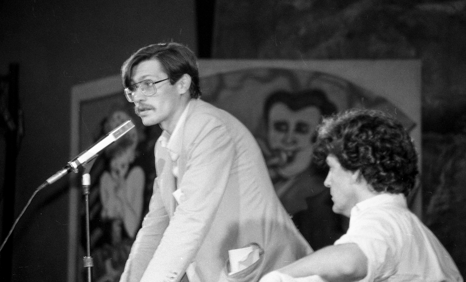 Hungary, Szent-Iványi István, jobbra Miszlivetz Ferenc., 1989, Hodosán Róza, regime change, Fortepan #61623