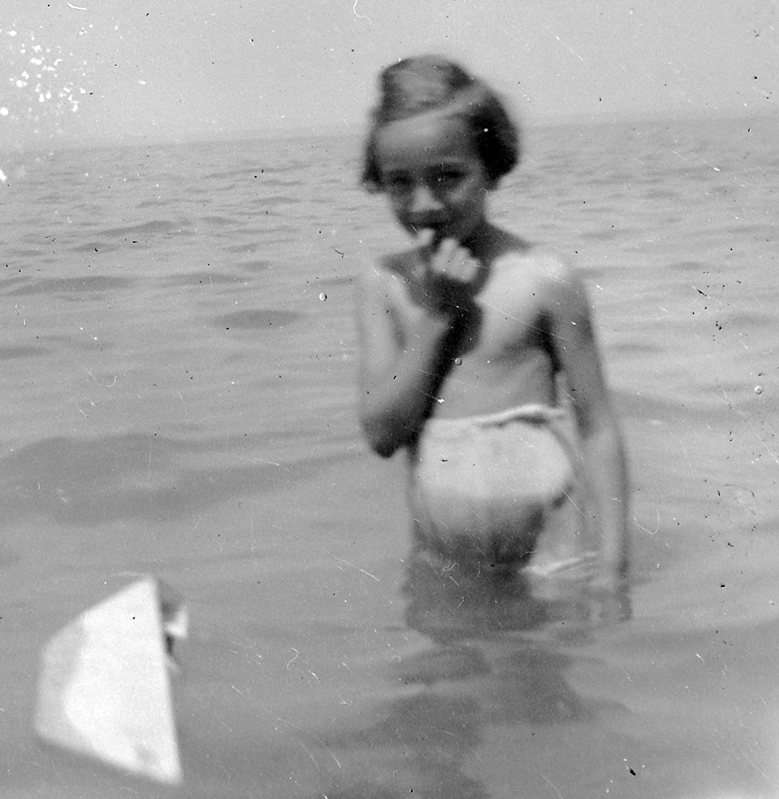 1947, Fortepan, portrait, bathing, girl, Fortepan #6183