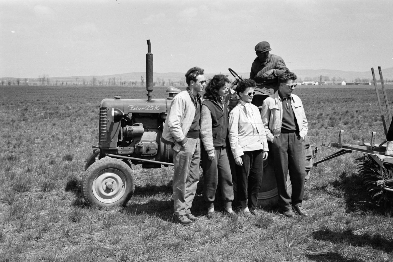 1958, Lipovits Károly, csehszlovák gyártmány, traktor, Zetor-márka, Zetor 25K, Fortepan #61941