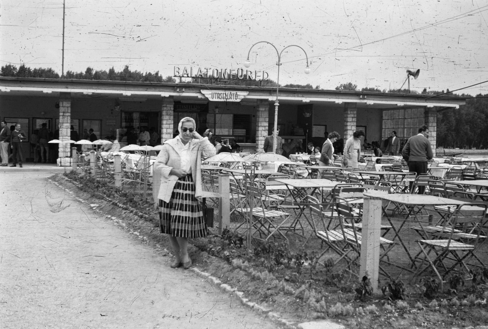 Hungary, Balatonfüred, kikötő., 1963, A R, Fortepan #61991