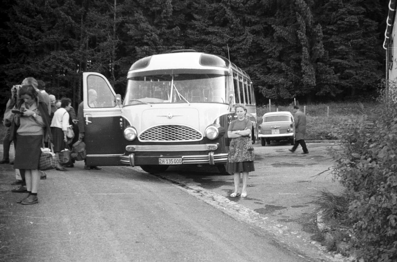 Switzerland, 1966, A R, bus, automobile, number plate, Fortepan #62019