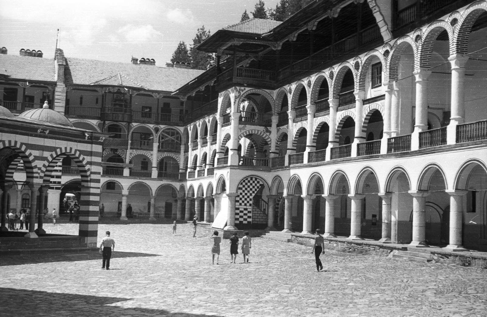 Bulgaria, Rilai kolostor., 1963, A R, monastery, Fortepan #62066