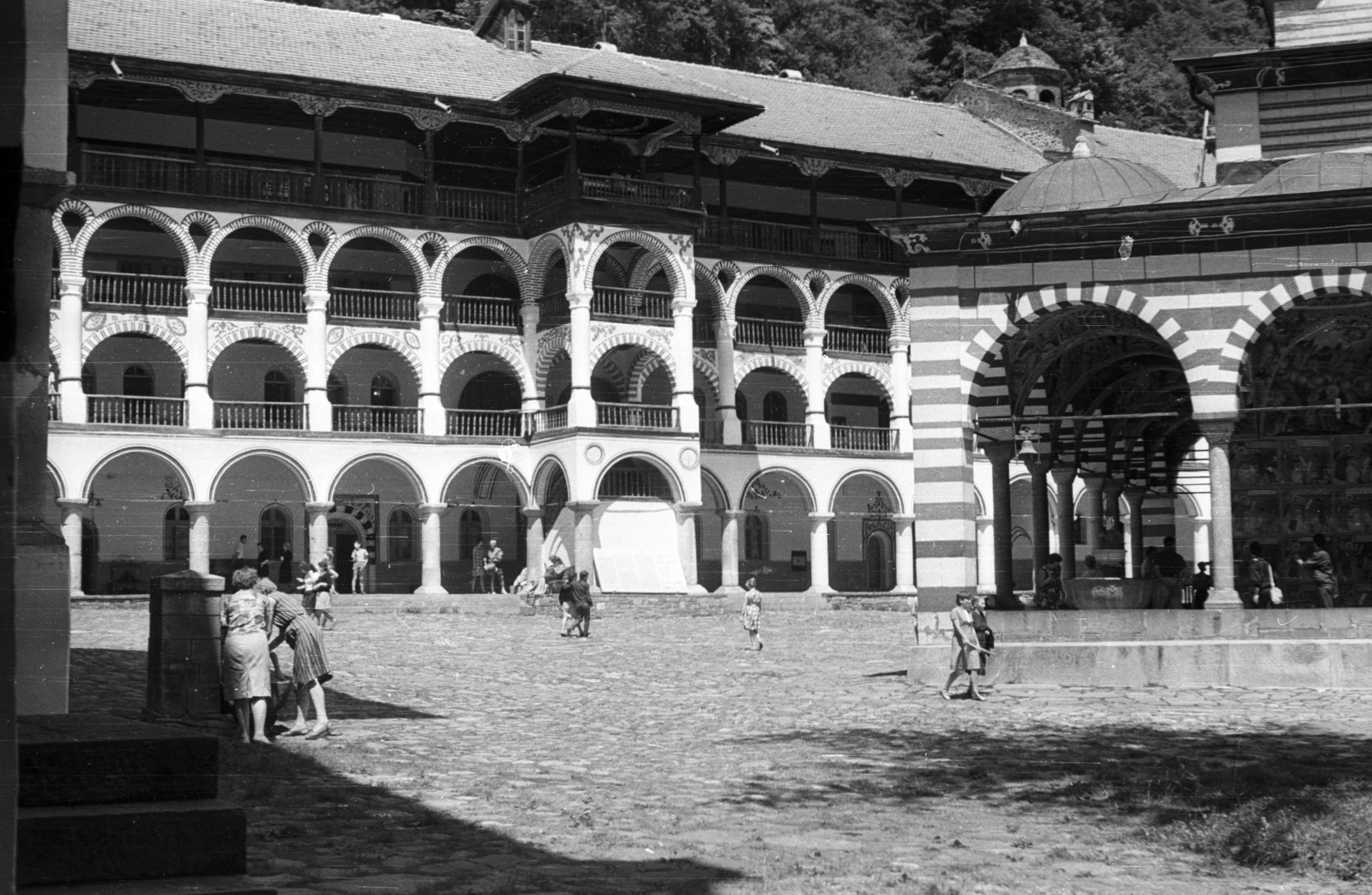 Bulgaria, Rilai kolostor., 1963, A R, monastery, Fortepan #62067