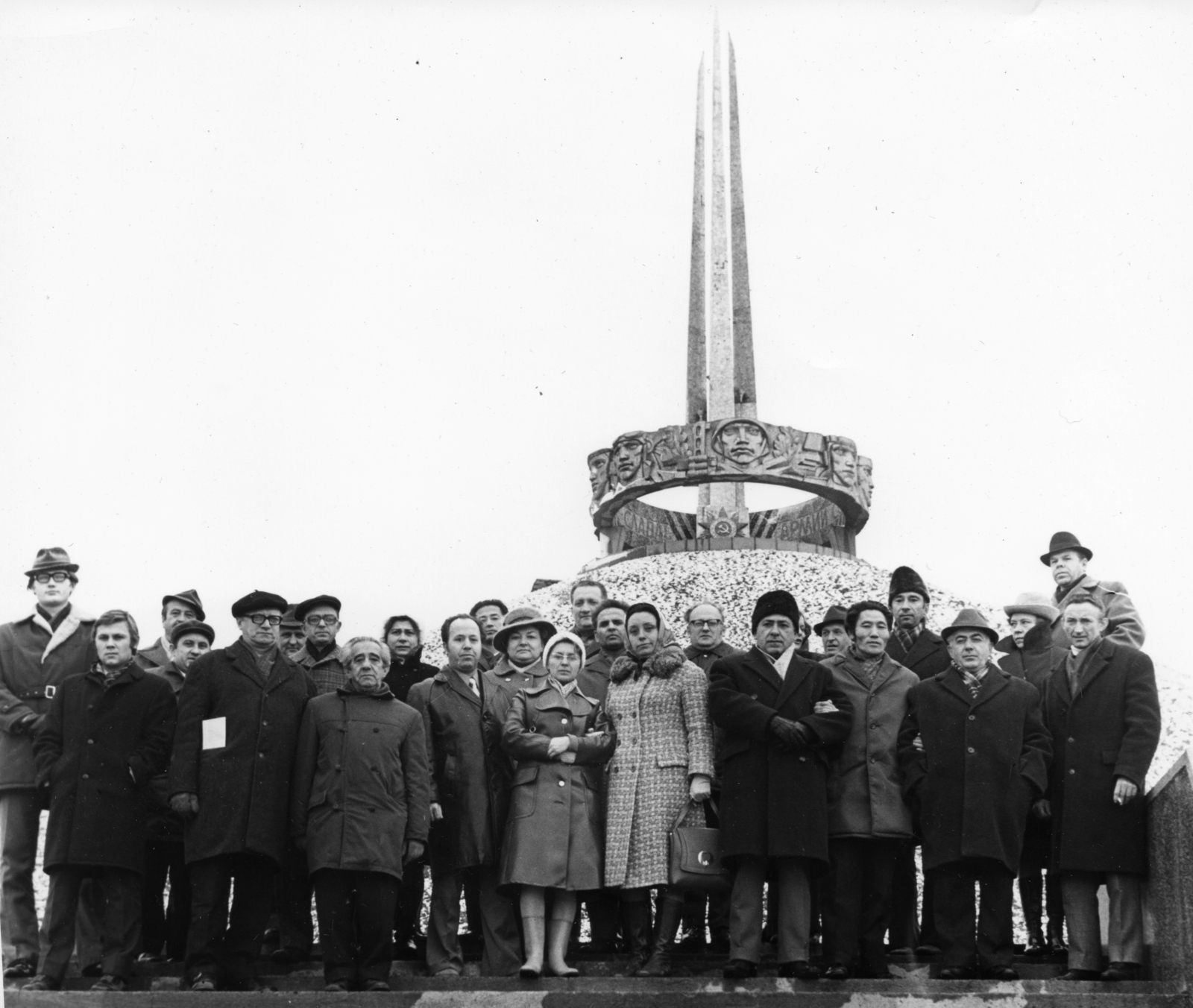 Belarus, Minsk, Dicsőség dombja (Kurgan szlavi), felszabadulási emlékmű a város közelében., 1973, A R, Soviet Union, Fortepan #62170