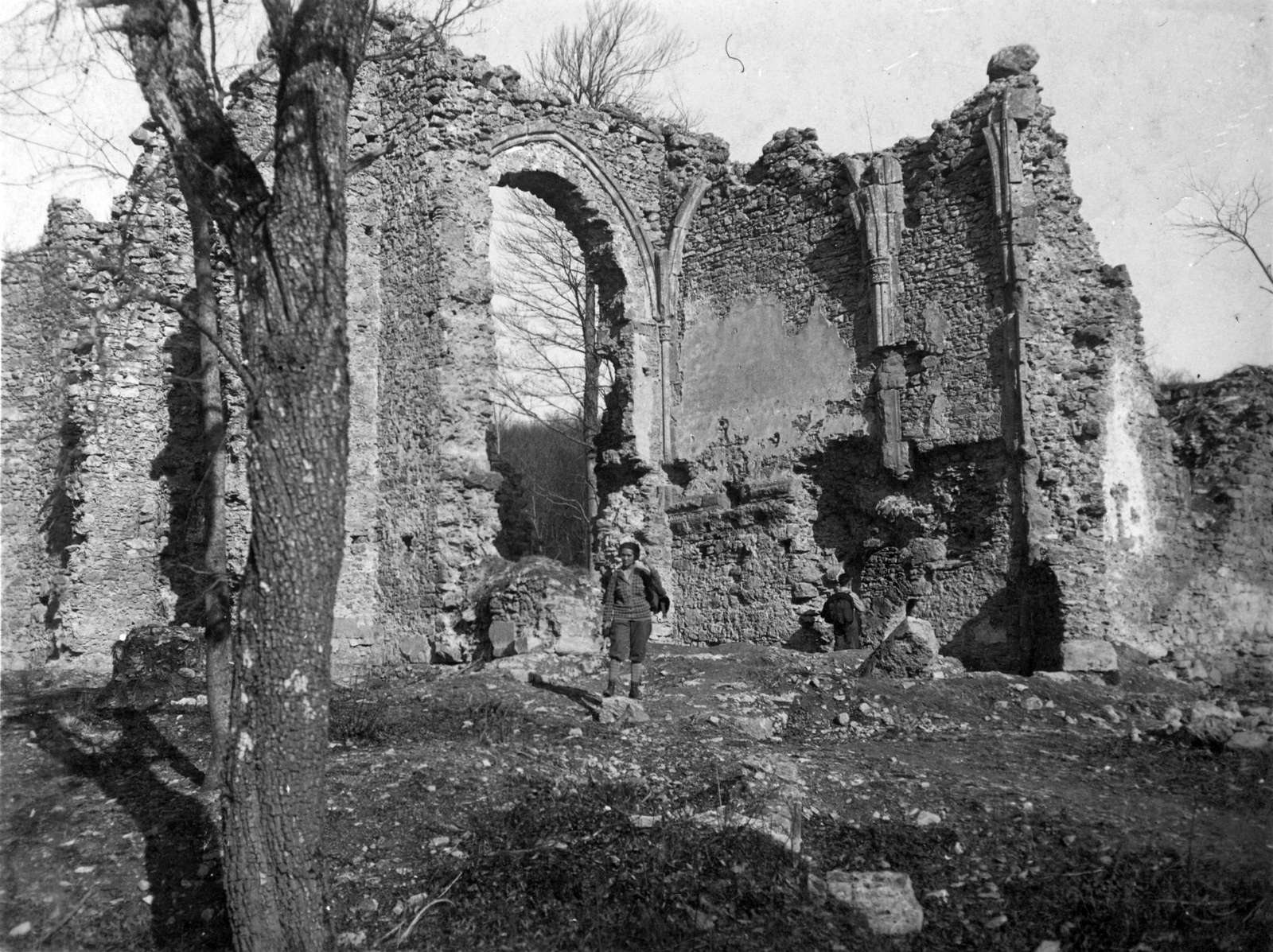 Hungary, Bükkszentlélek, Pálos kolostorrom., 1933, A R, religion, ruins, monastery, Fortepan #62228