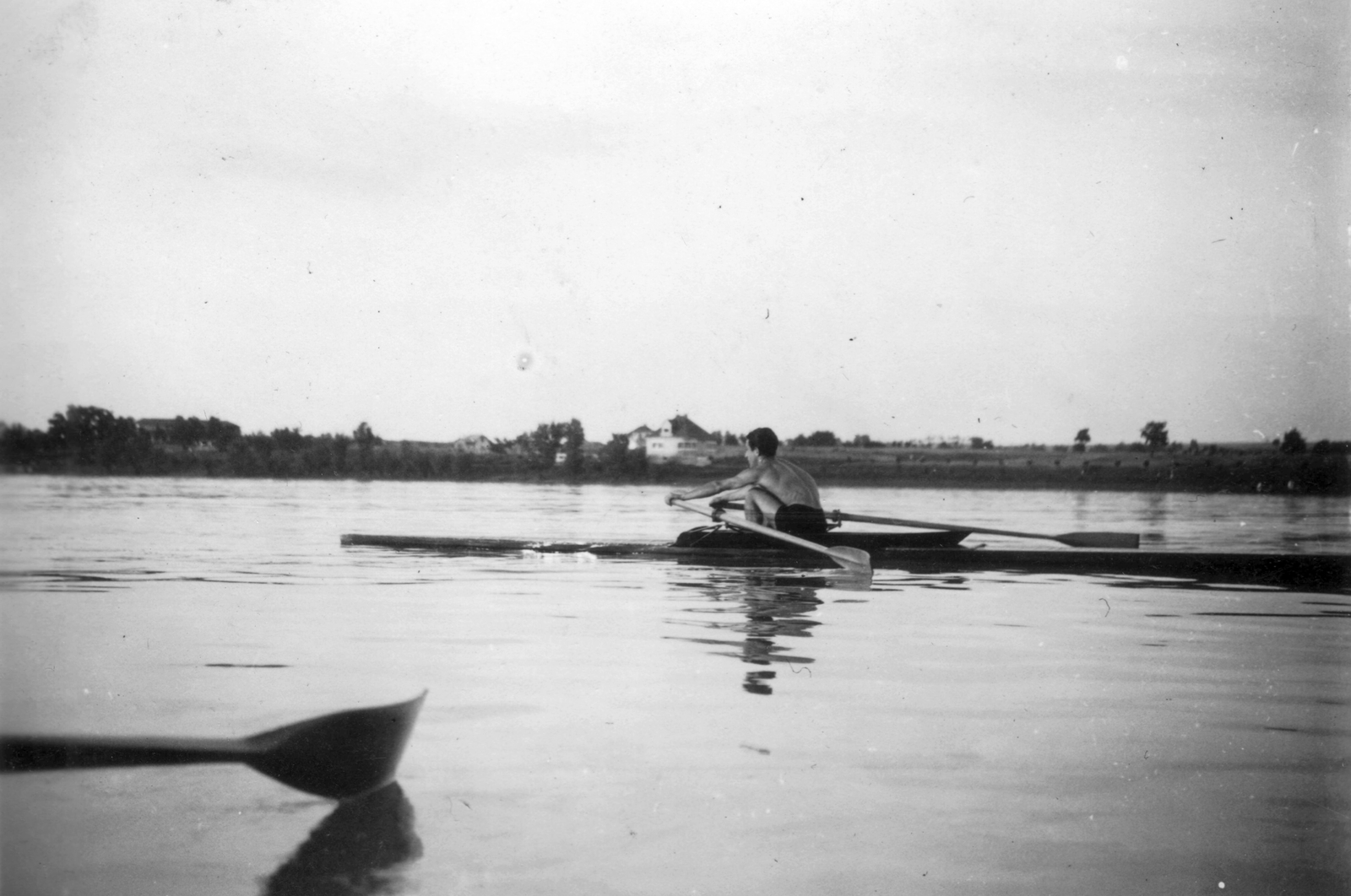 1935, A R, picture, paddling, paddle, Fortepan #62246