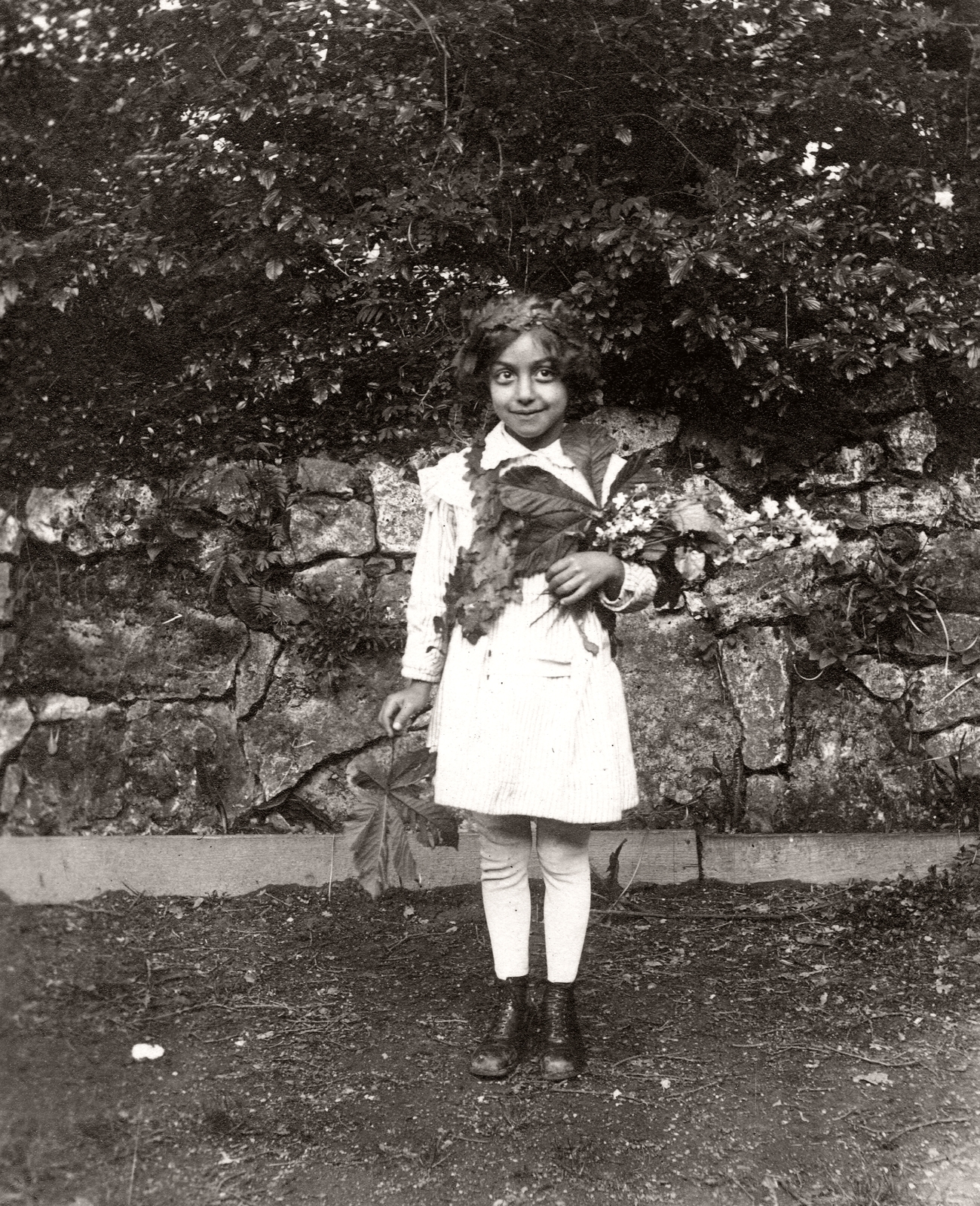 1918, A R, girl, Fortepan #62280