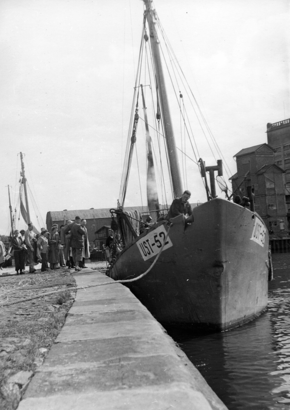 1957, A R, ship, Fortepan #62398