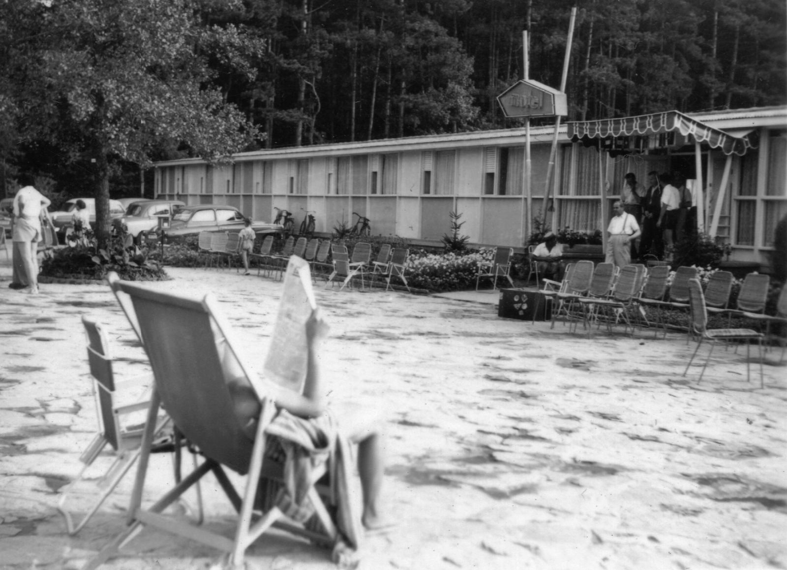 Hungary, Balatonföldvár, Motel., 1962, A R, Fortepan #62411
