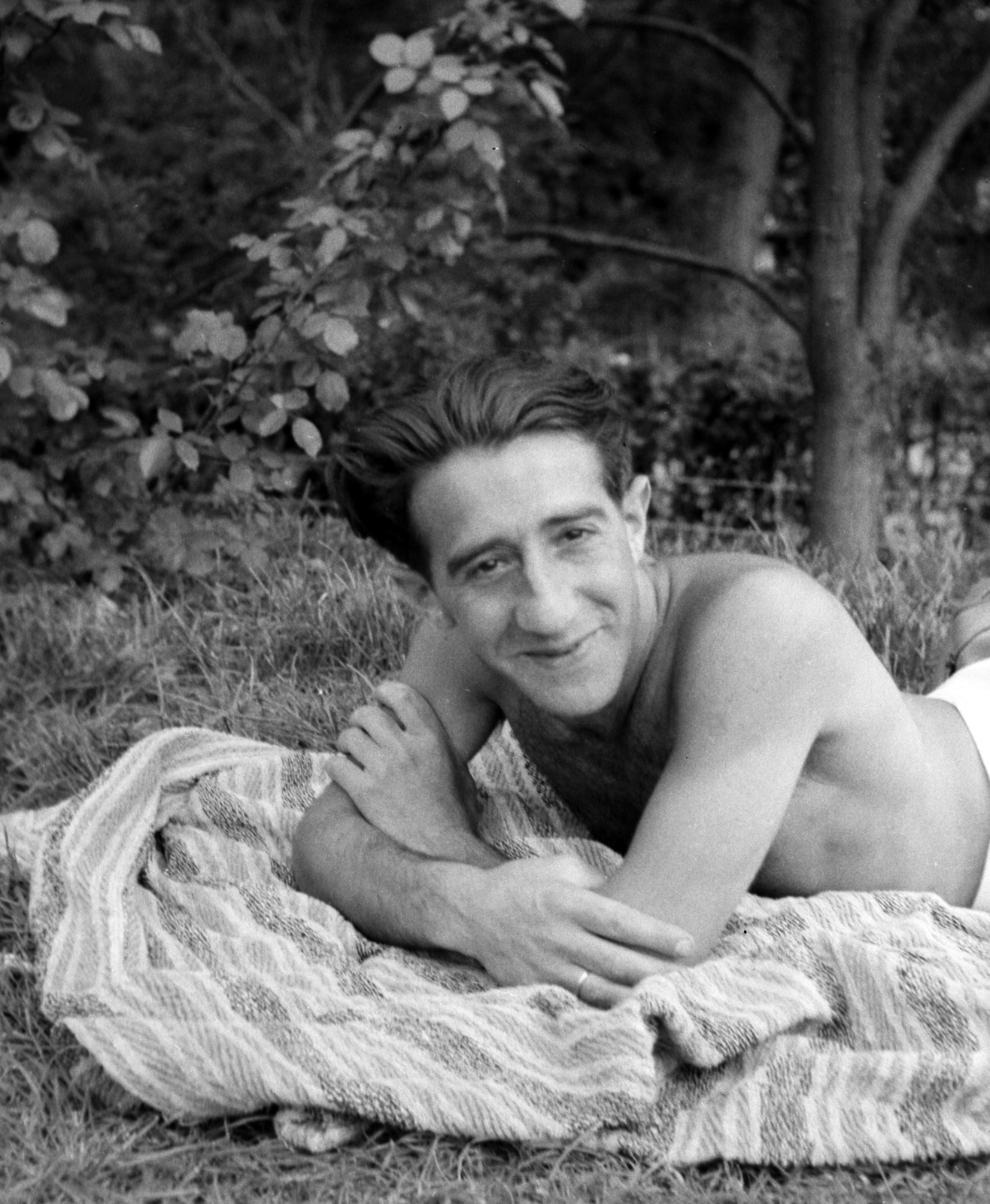 1943, A R, smile, Fortepan #62510