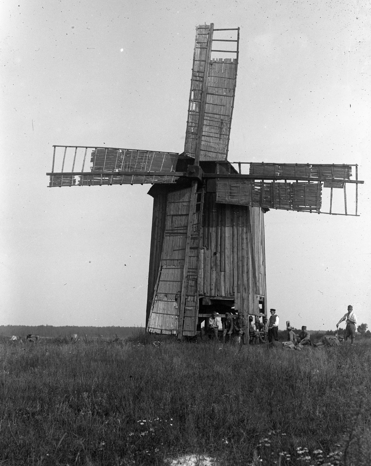 1915, Veszprém Megyei Levéltár/Klauszer, windmill, Fortepan #62729