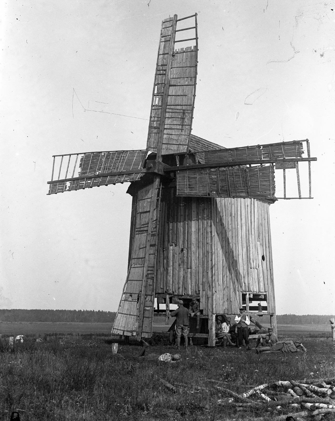 1915, Veszprém Megyei Levéltár/Klauszer, windmill, Fortepan #62730