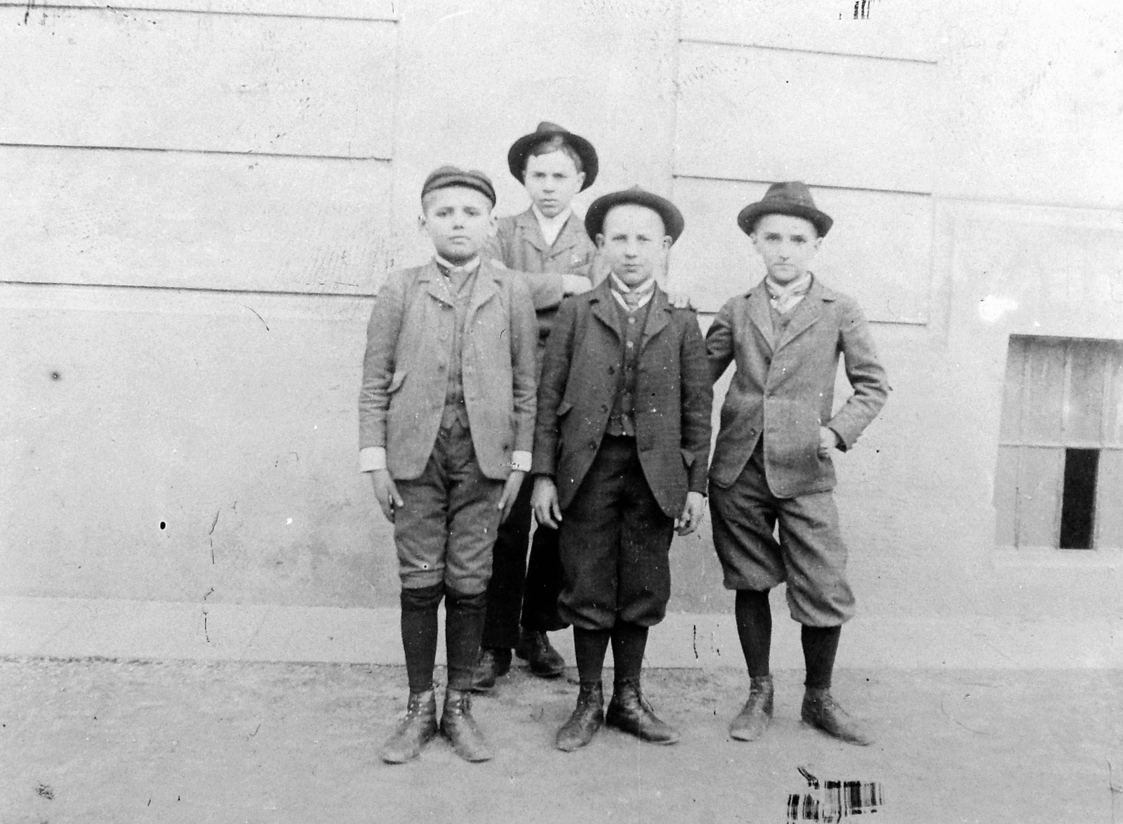 1912, Fortepan, hat, tableau, cap, boys, Fortepan #6424