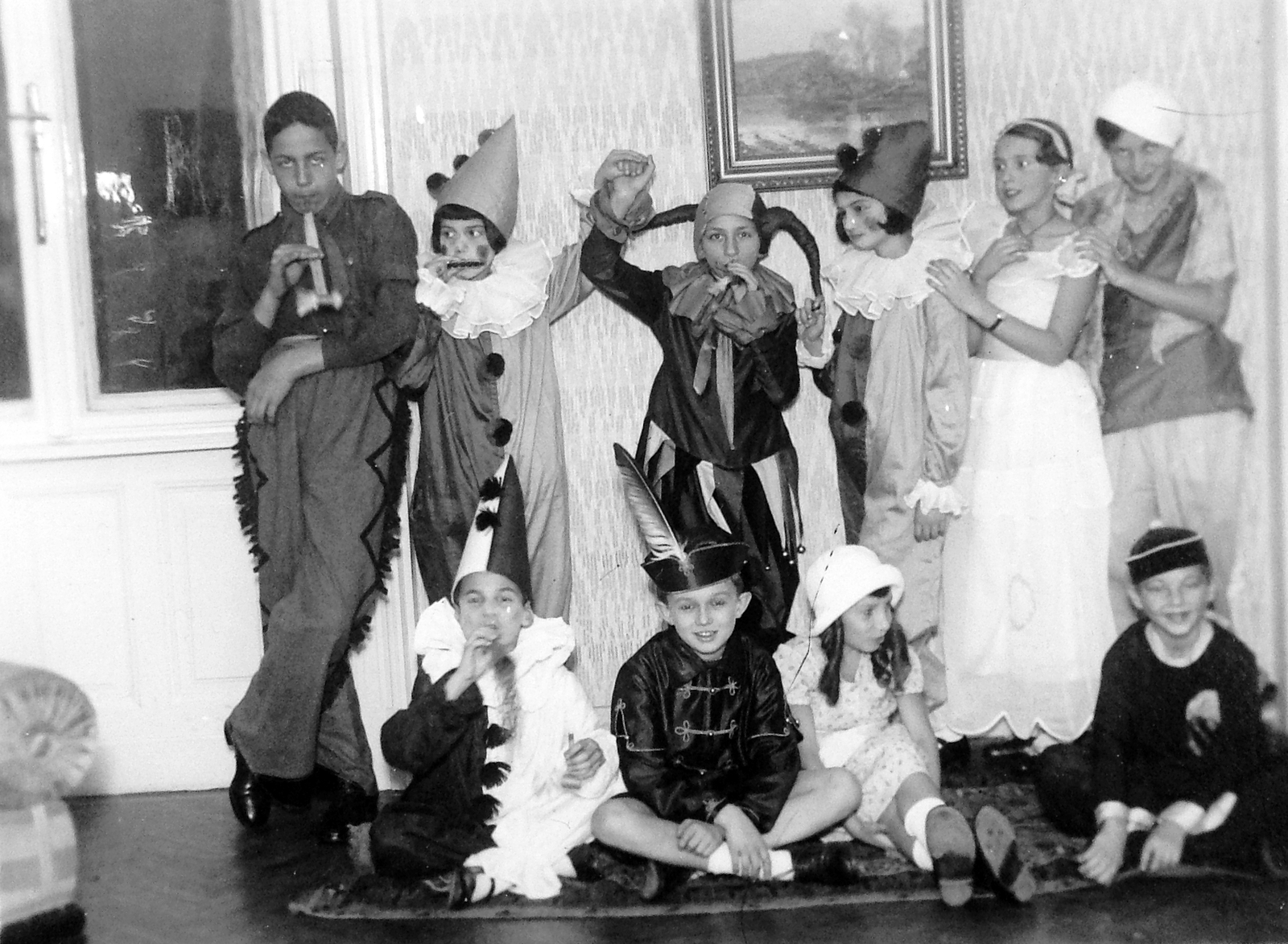 1940, Fortepan, jelmez, farsang, Fortepan #6462