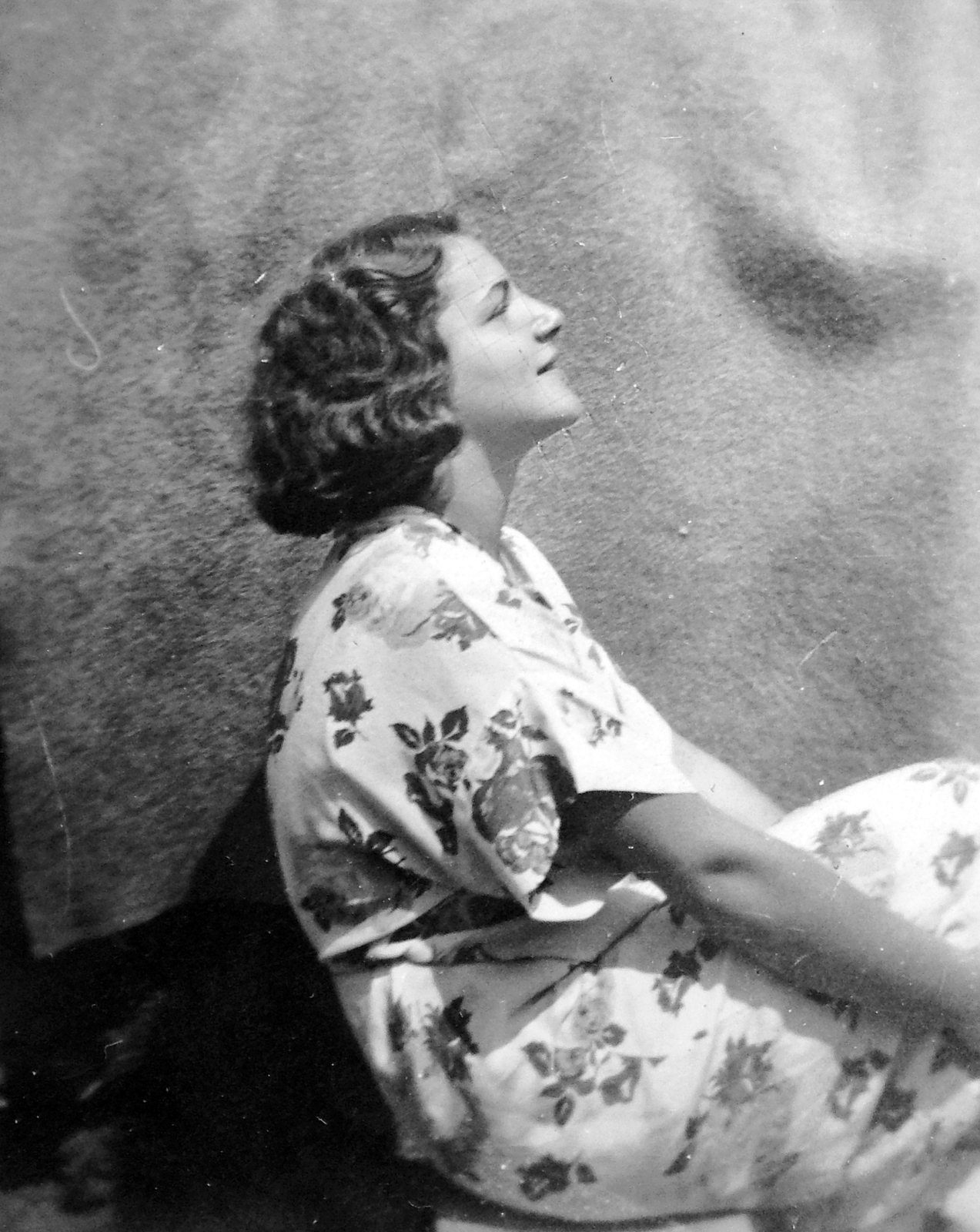 1938, Fortepan, portrait, woman, face profile, Fortepan #6529