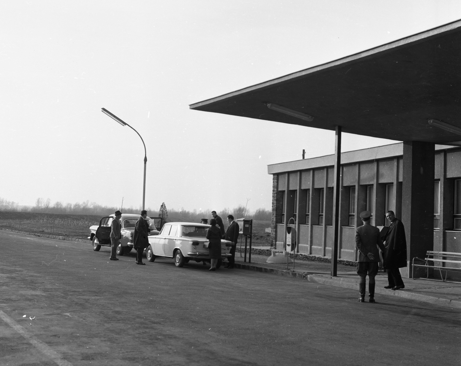 Hungary, Letenye, határátkelő., 1966, Magyar Rendőr, border crossing, Fortepan #65301