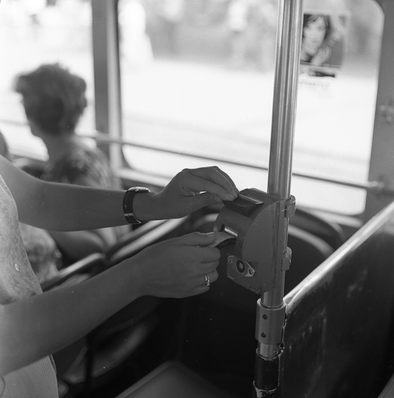 Magyarország, 1969, Magyar Rendőr, jegyzetelés, Fortepan #65795