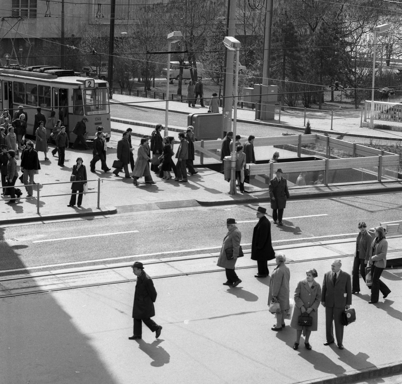 Hungary, Budapest V., Szent István körút a Jászai Mari térnél., 1979, Magyar Rendőr, Budapest, Fortepan #66369