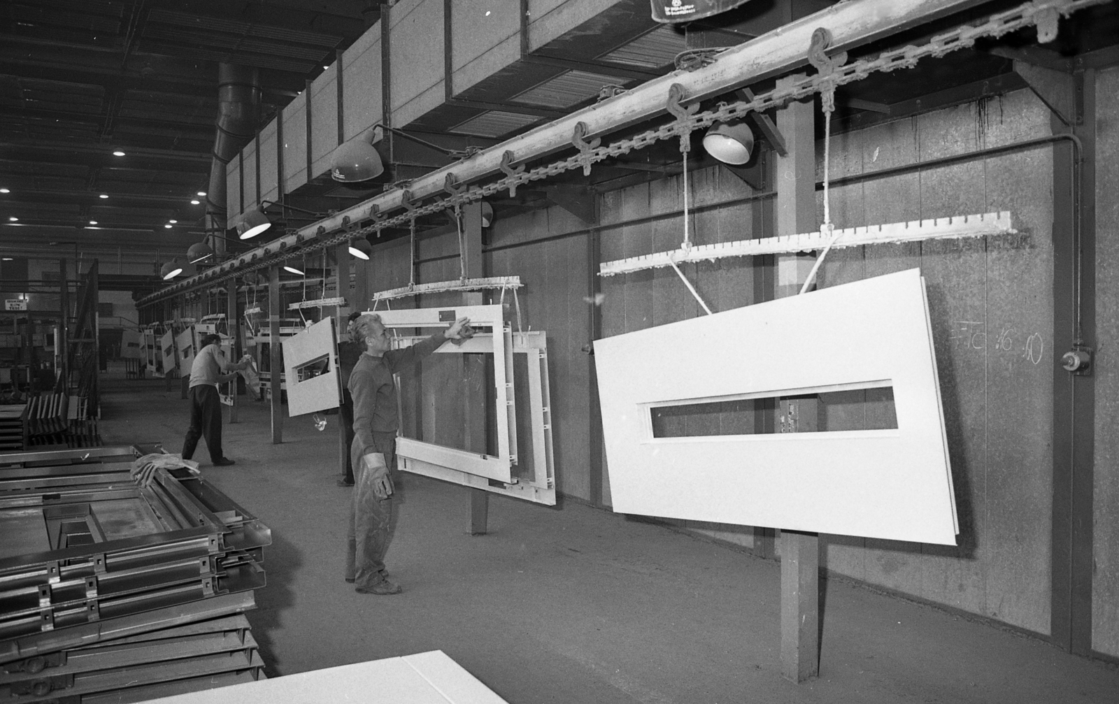 Hungary, Budapest VIII., Ganz-MÁVAG Mozdony-, Vagon- és Gépgyár, üzemcsarnok., 1980, Magyar Rendőr, Budapest, Fortepan #66418