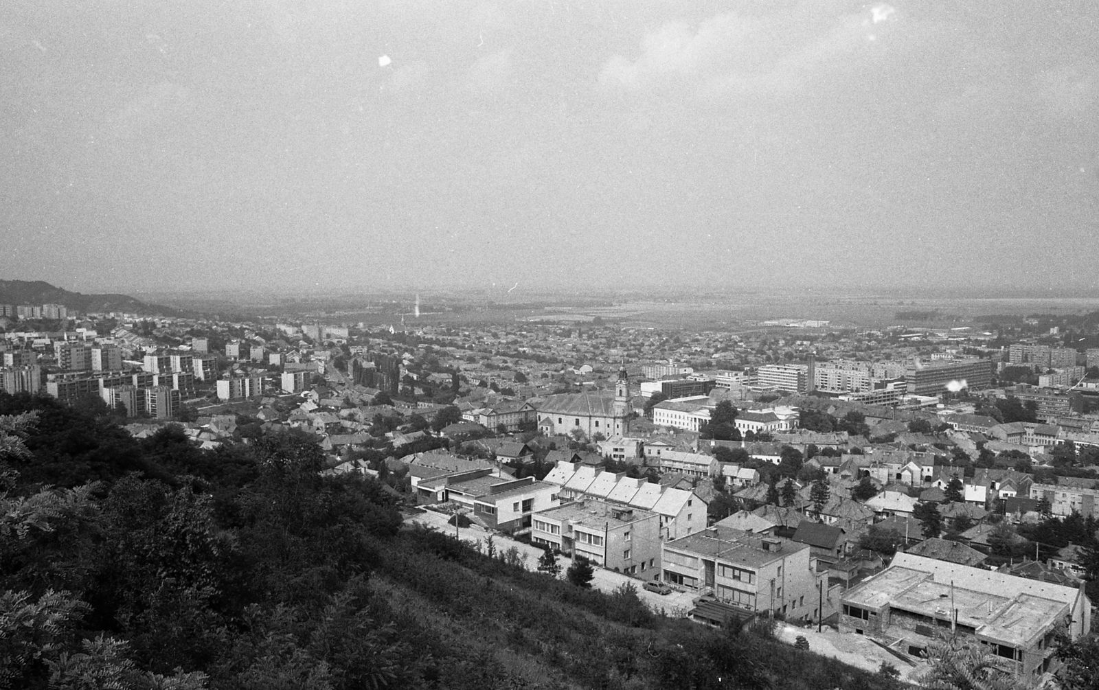 Hungary, Szekszárd, a város látképe a Kálvária hegyről., 1981, Magyar Rendőr, Fortepan #66640