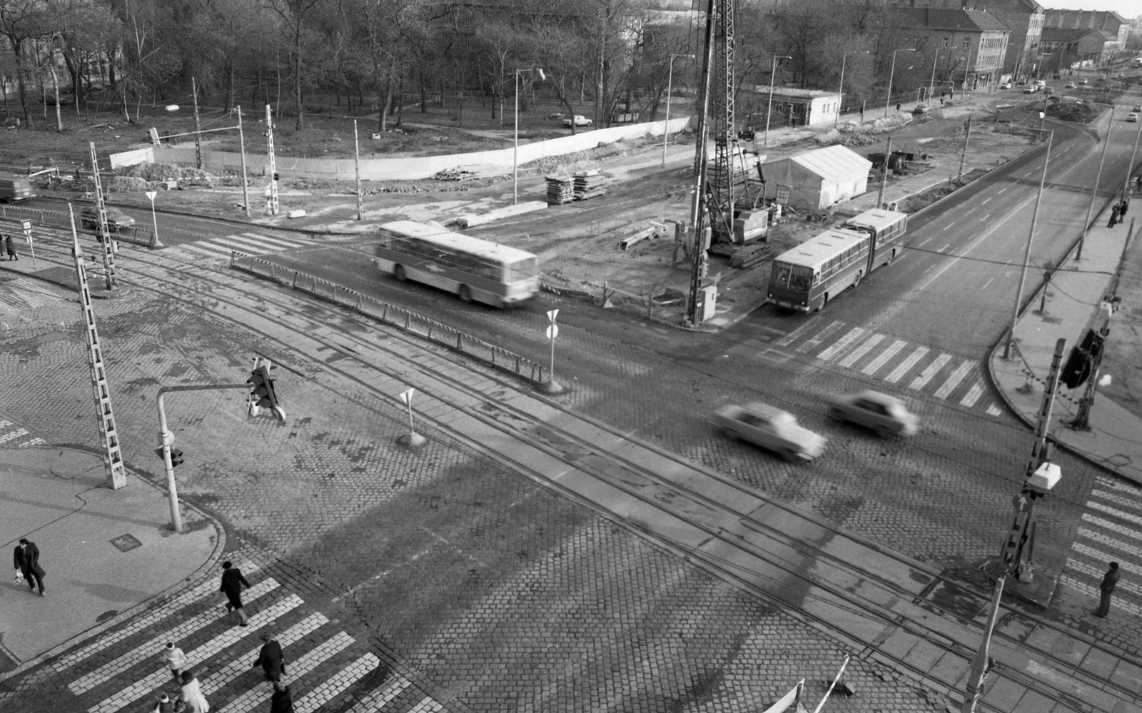 Hungary, Budapest XIII., Róbert Károly körút - Lehel utca kereszteződés., 1982, Magyar Rendőr, Budapest, Fortepan #66989