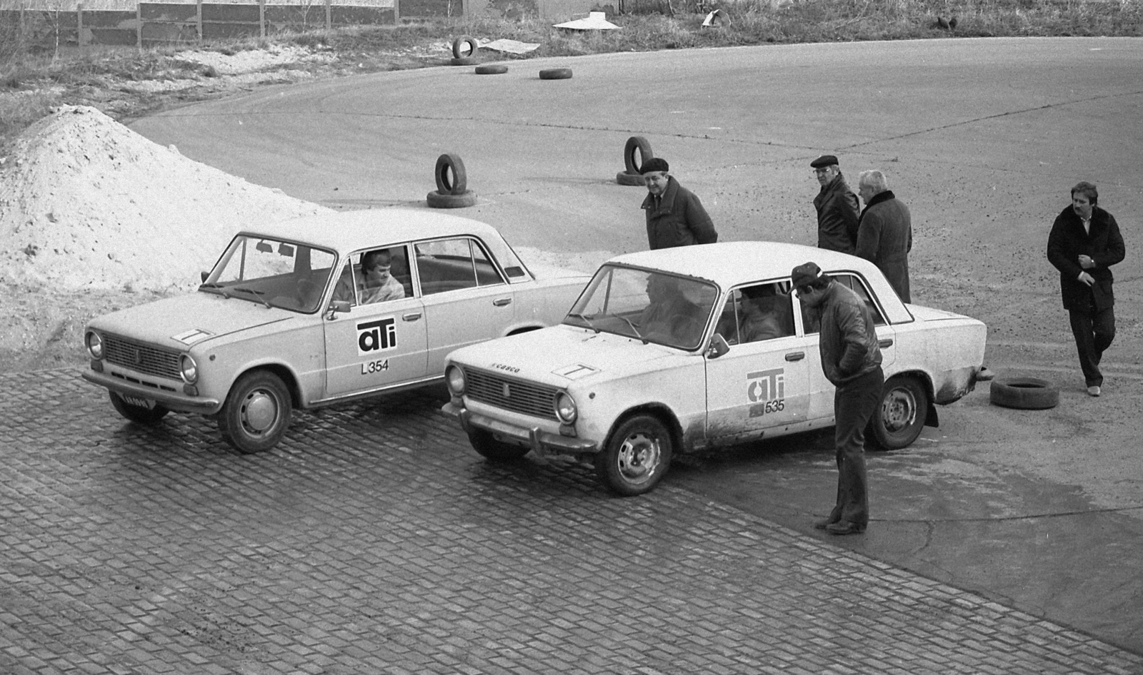 Hungary, Óbuda, Budapest III., Bécsi út 310., az ATI tanpályája., 1983, Magyar Rendőr, learner driver, Budapest, Fortepan #67106