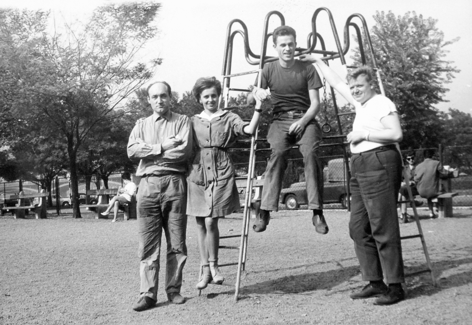 Hungary, Budapest V., Balassi Bálint utca, játszótér (később az Olimpia park került itt kialakításra)., 1977, Fortepan, Budapest, Fortepan #6748