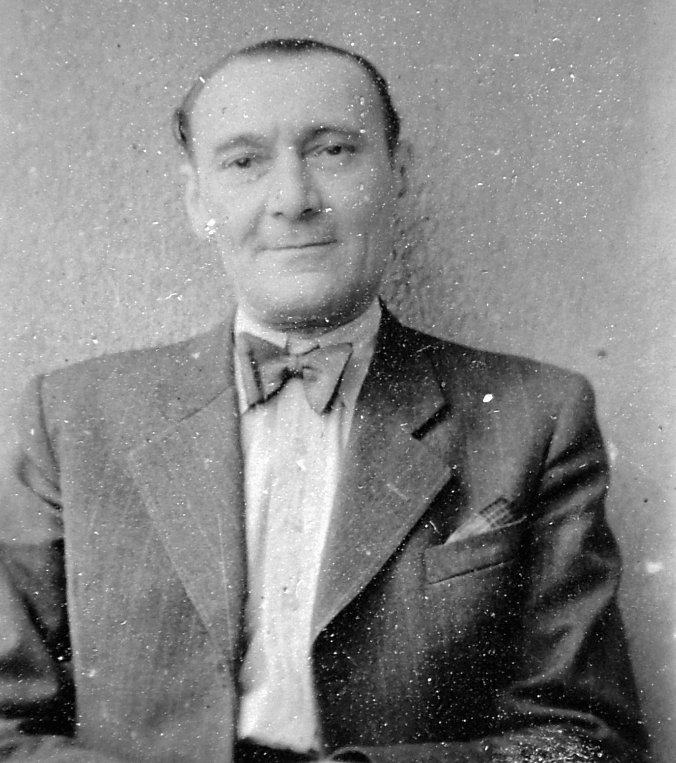 1947, Gyöngyi, portré, csokornyakkendő, Fortepan #6905