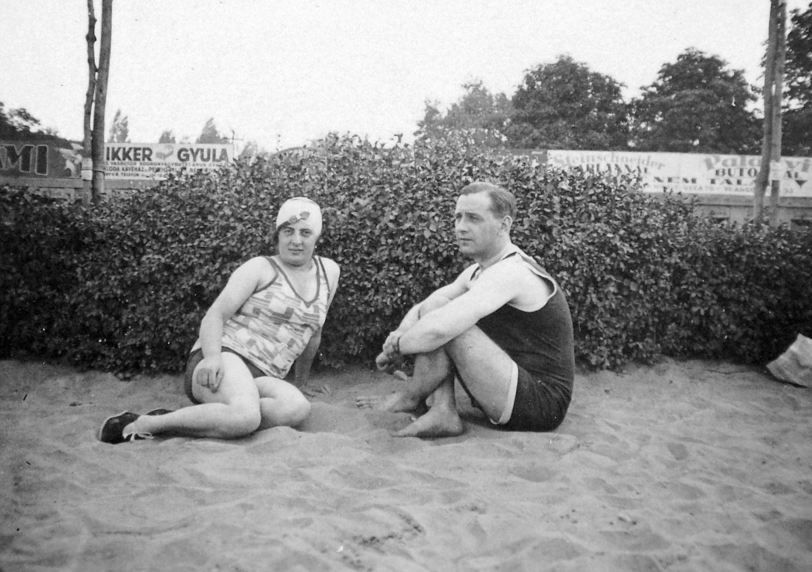 Hungary, Budapest III., Csillaghegyi strandfürdő., 1936, Fortepan, ad, poster, Budapest, Fortepan #6955
