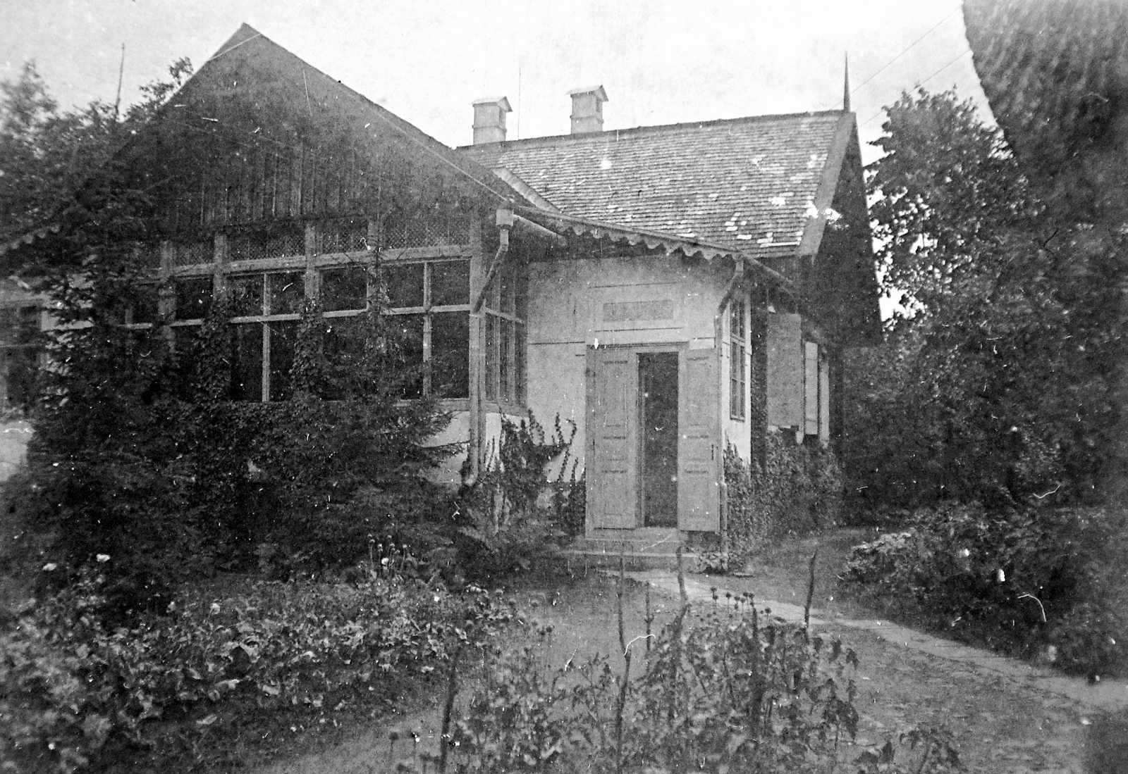 1924, Fortepan, garden, holiday house, porch, Fortepan #6972