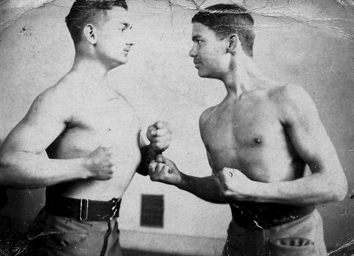 1910, Torjay Valter, boxing, posture, body building, Fortepan #69988