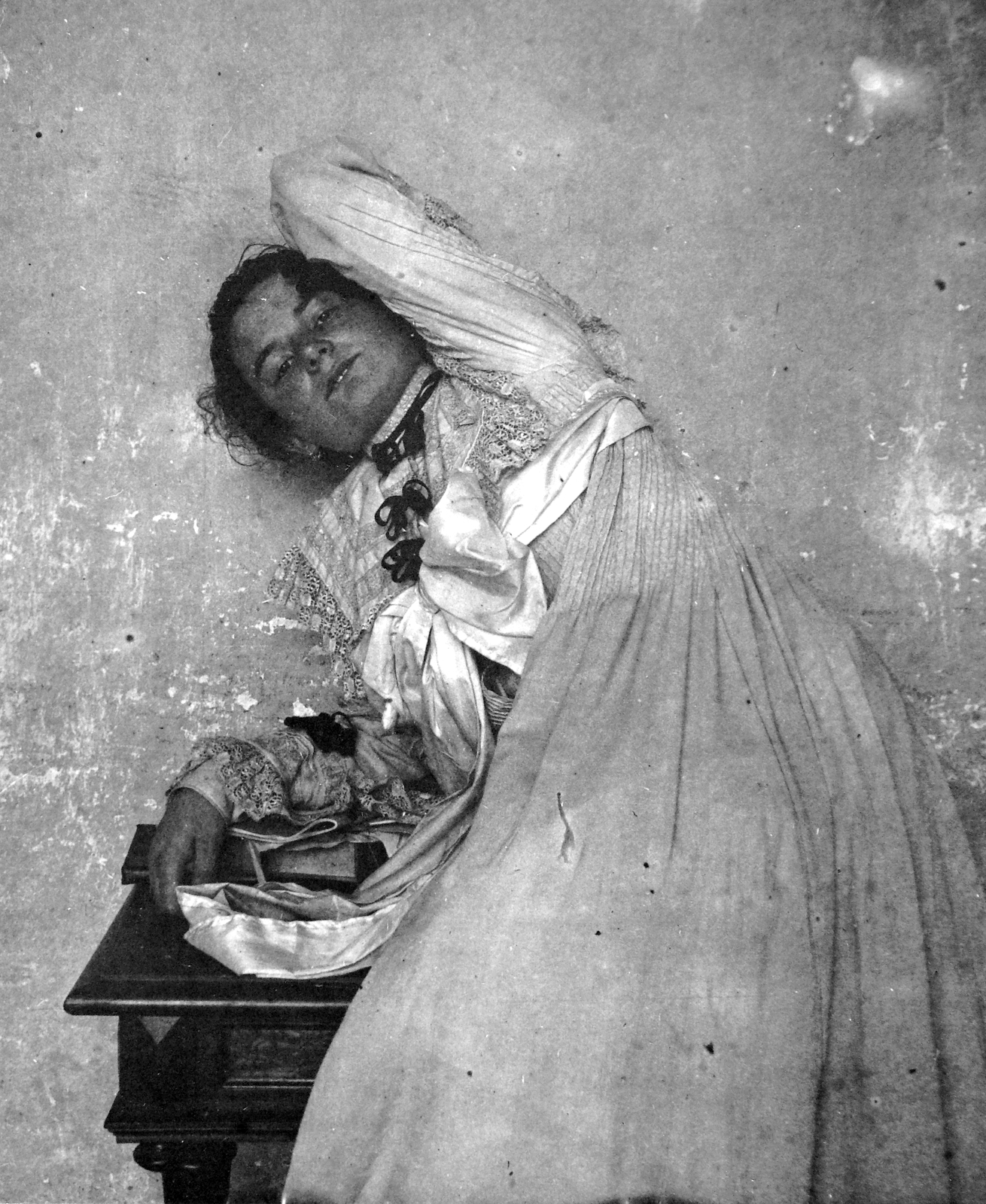 1906, lány, ruha, póz, Fortepan #7007